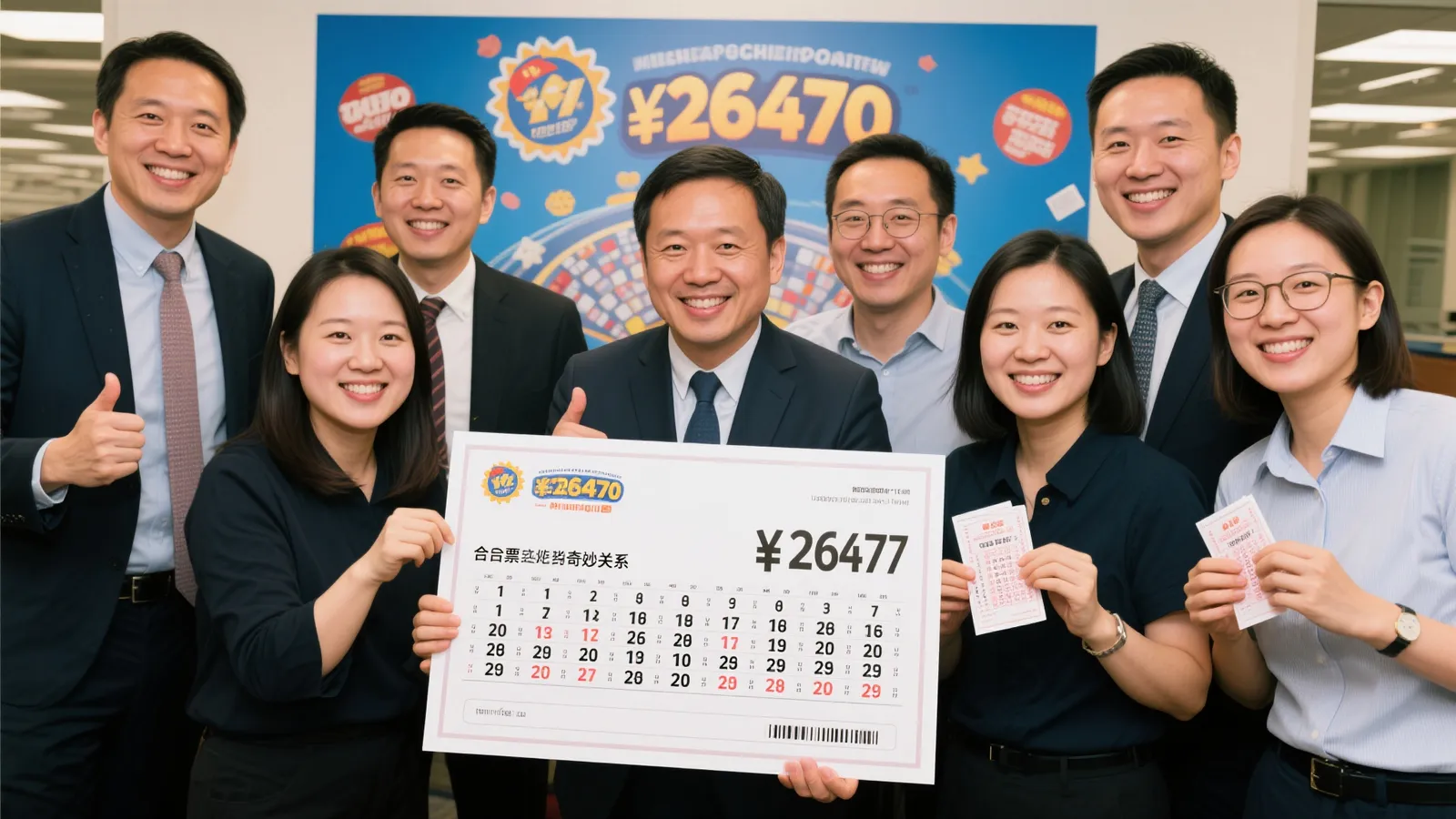 7同事合购彩票喜中2647万大奖，仍坚守岗位无人离职
