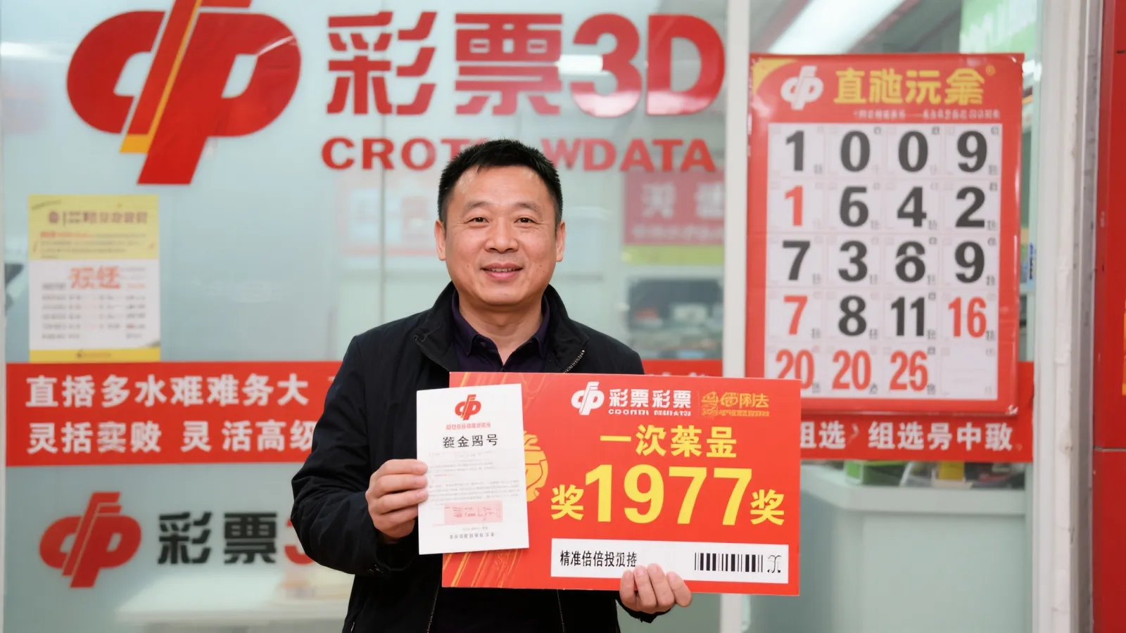 老彩民情有独钟福彩3D，短短一个月再揽197万巨奖