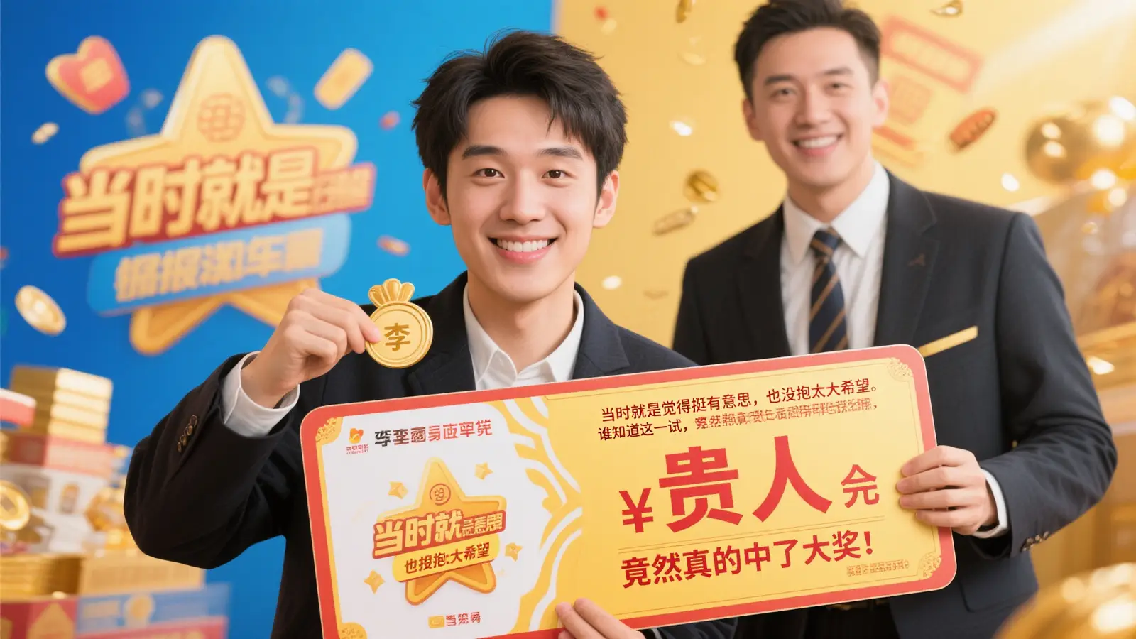 小伙378元击中大乐透1322万：感谢兄弟神助攻号码