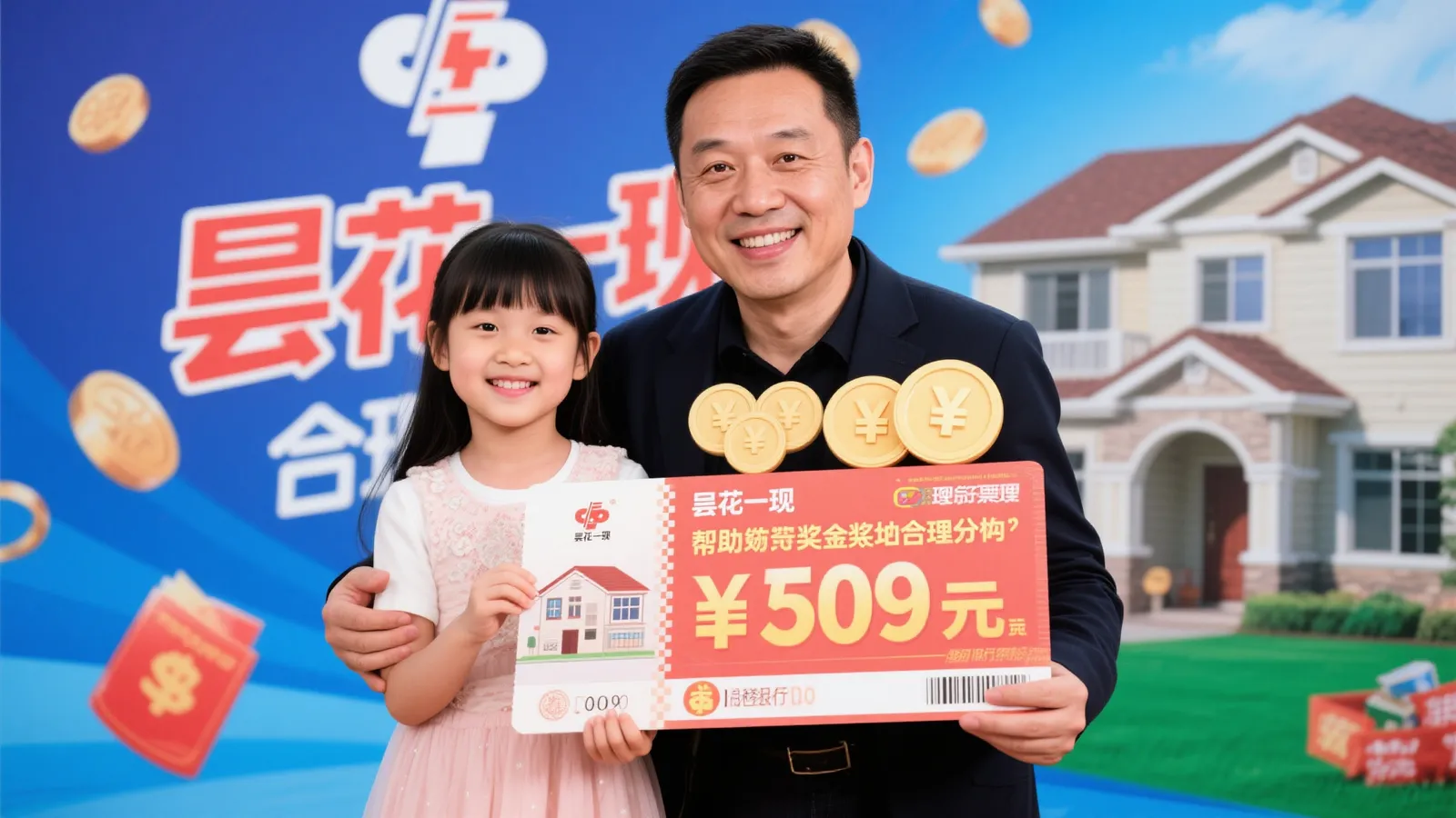 男子喜中2173万彩票巨奖：计划为女儿买新家