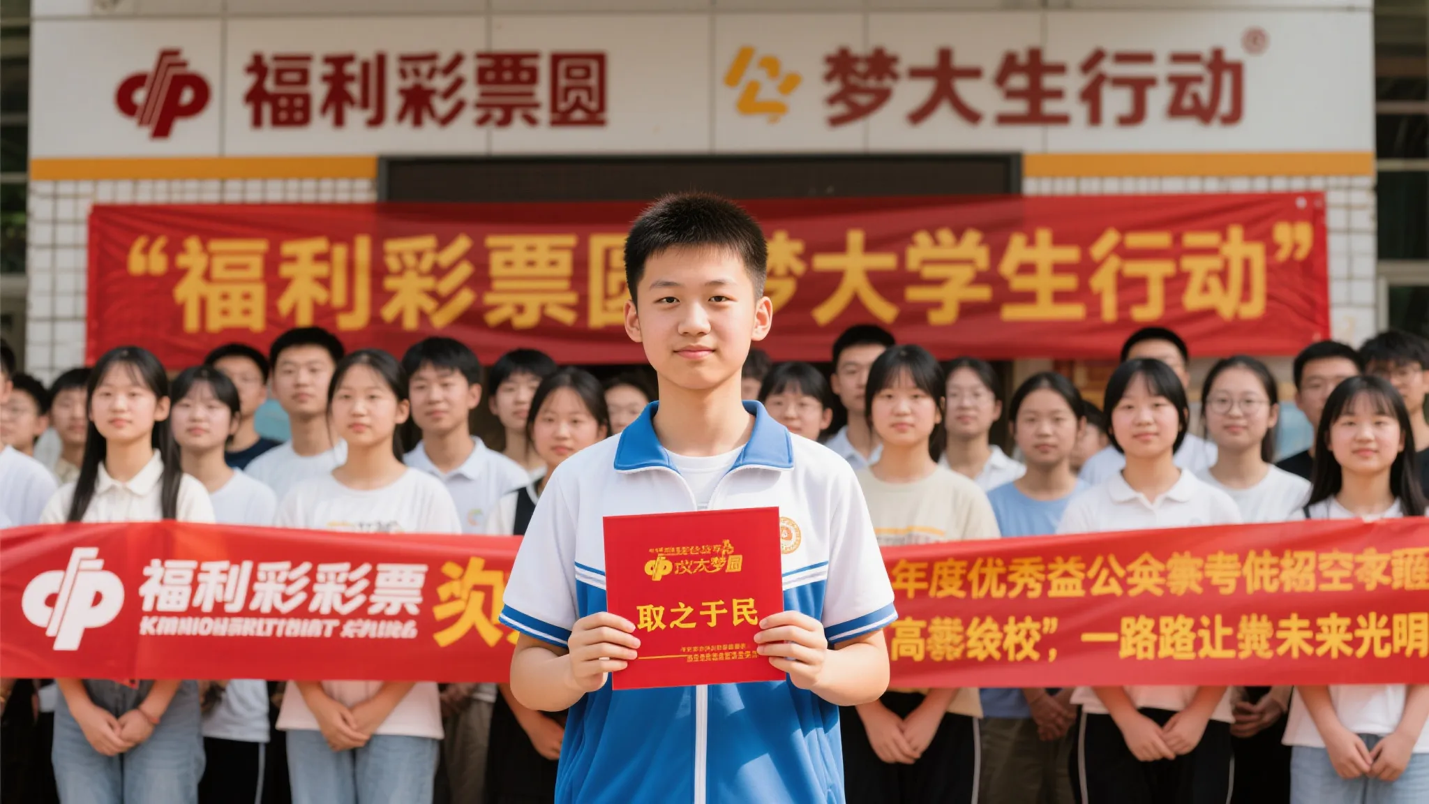 福彩圆梦助学行动第七季温暖启程