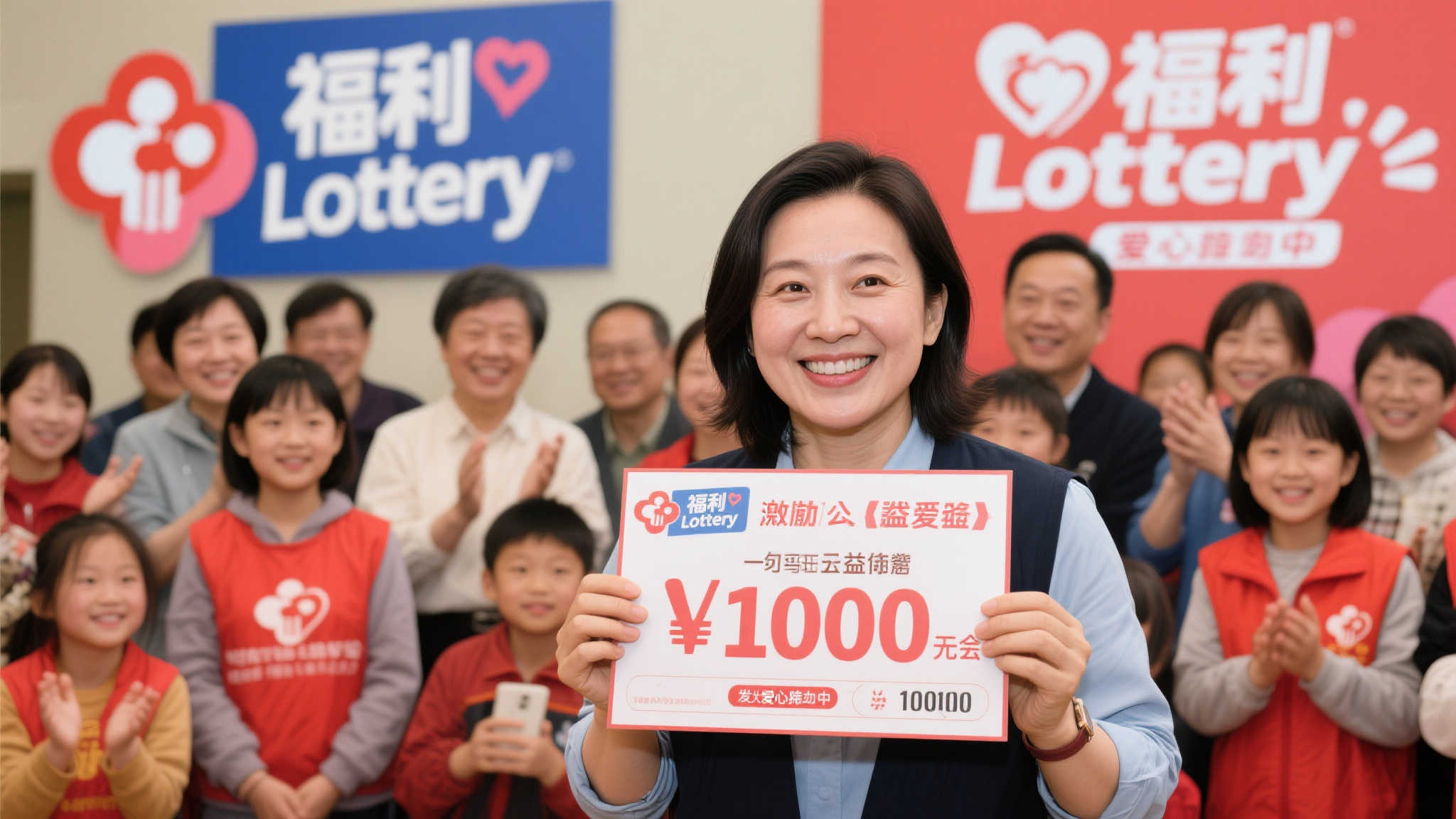 女子坚持守号30天揽双色球605万大奖 现场慷慨捐款8万